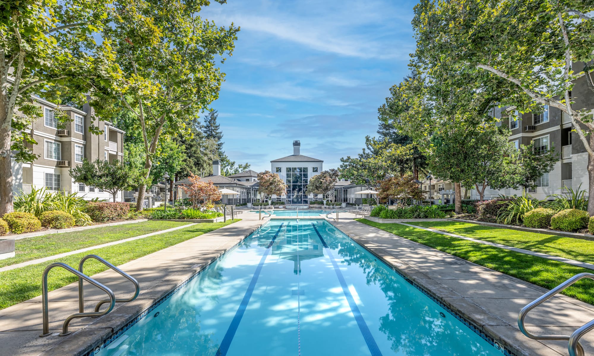 Lap Pool Bella Vista Apartments in Santa Clara, California