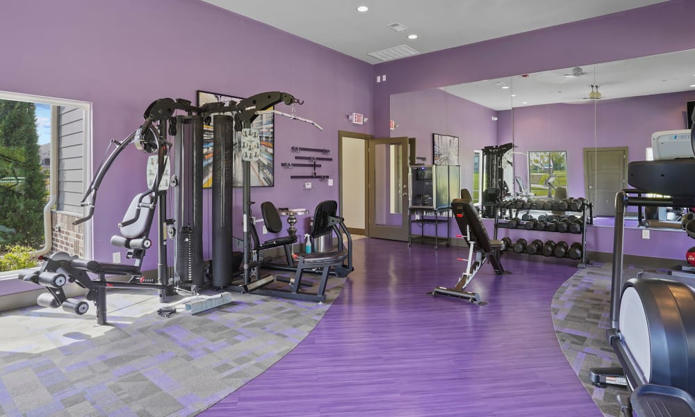 Gym at Cottages at Crestview in Wichita, Kansas