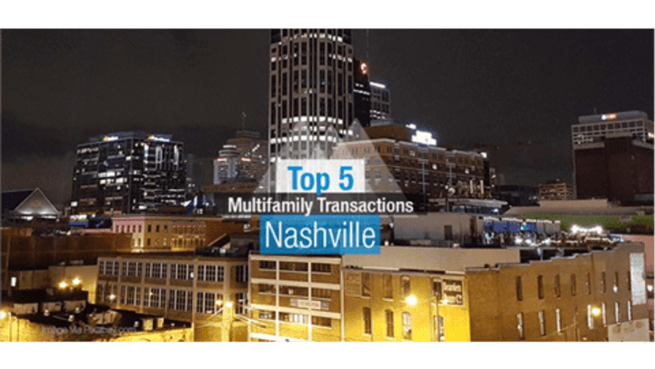 Top 5 Multifamily Transactions in Nashville