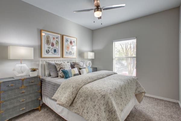 Naturally well-lit bedroom at Arya Grove in Universal City, Texas