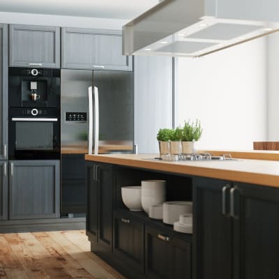 A kitchen at On Base Housing in Yuma, Arizona