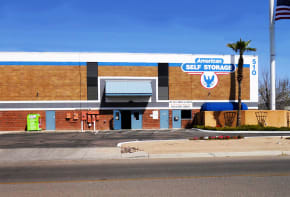 Front entrance of American Self Storage
