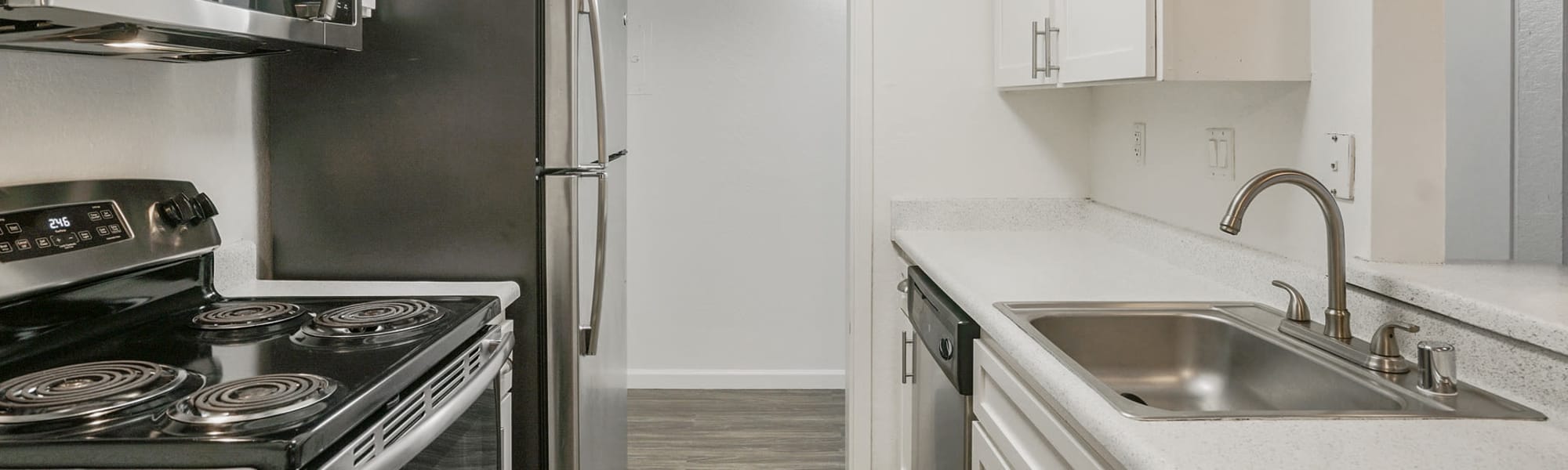 Kitchen at Palm Lake Apartment Homes in Concord, California