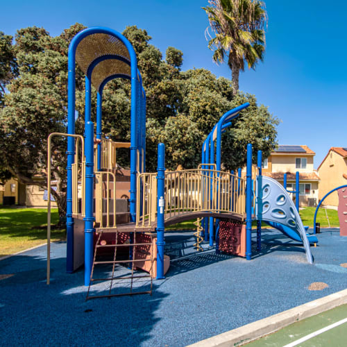 Playground equipment at Silver Strand II in Coronado, California