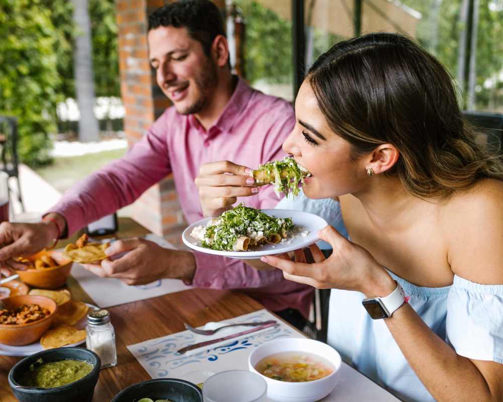 Resident enjoying food near 1758 Spring Water in Clarksville, Tennessee