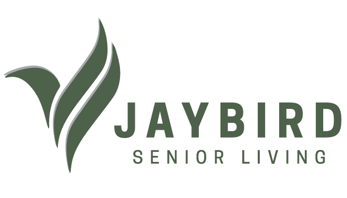 Jaybird Senior Living logo for RiverView Ridge in Rock Valley, Iowa