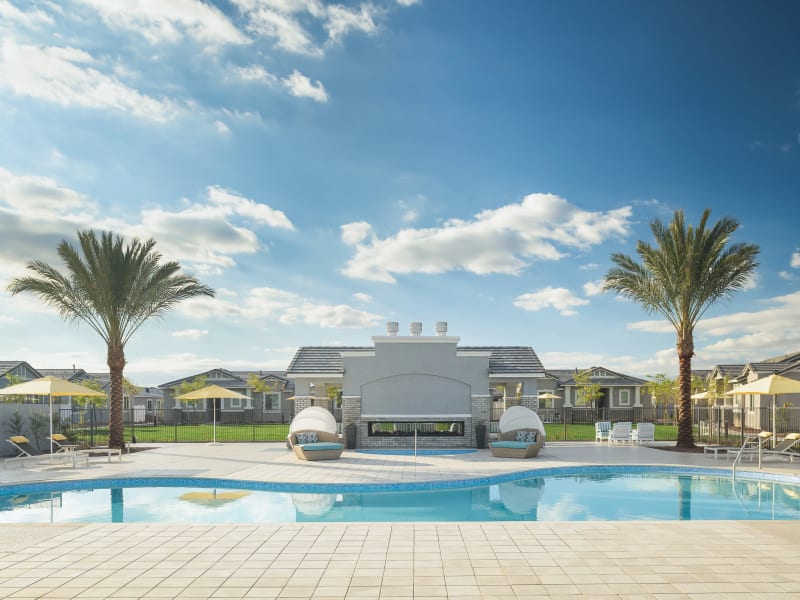 Beautiful pool at TerraLane at Park McDowell in Phoenix, Arizona