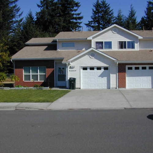 Exterior view of homes at Eagleview in Joint Base Lewis McChord, Washington