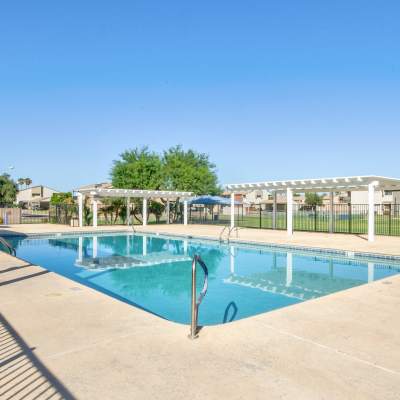 Swimming pool at On Base Housing in Yuma, Arizona