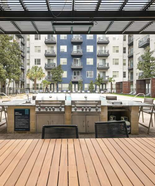 Community bbq at Ninety Degrees in Phoenix, Arizona