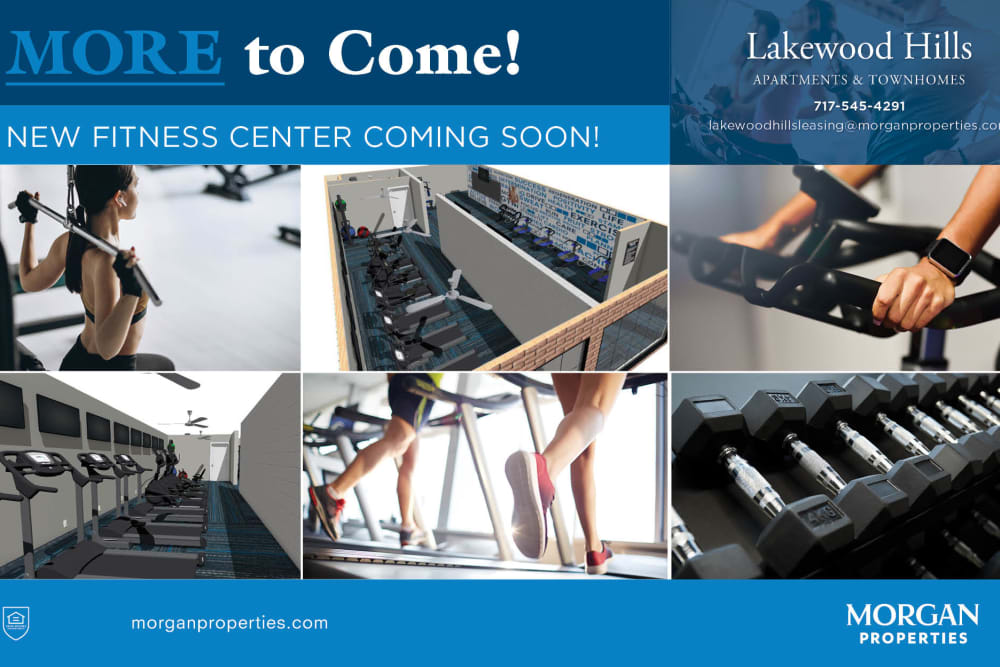 New fitness center coming soon at Lakewood Hills Apartments & Townhomes in Harrisburg, PA