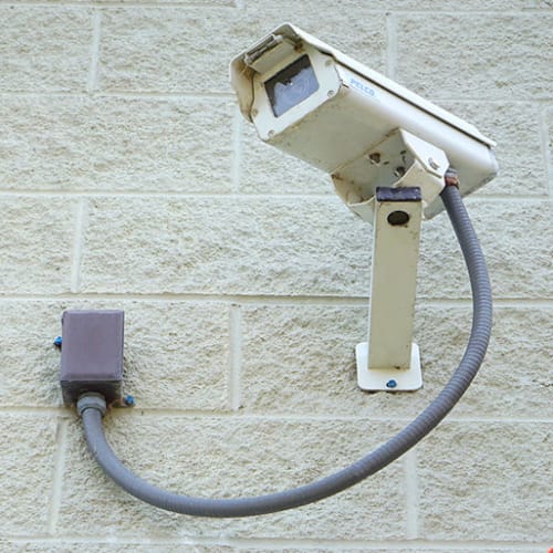 Security camera at Red Dot Storage in Searcy, Arkansas