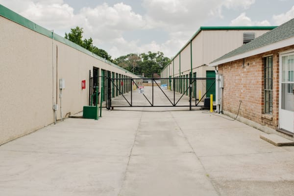 A man using a dolly at Baton Rouge Self Storage