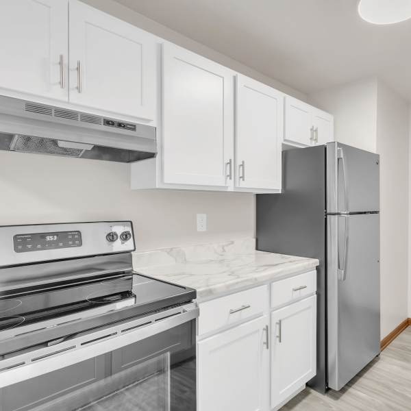 View floor plans offered at Stonegate Apartments in Kenosha, Wisconsin