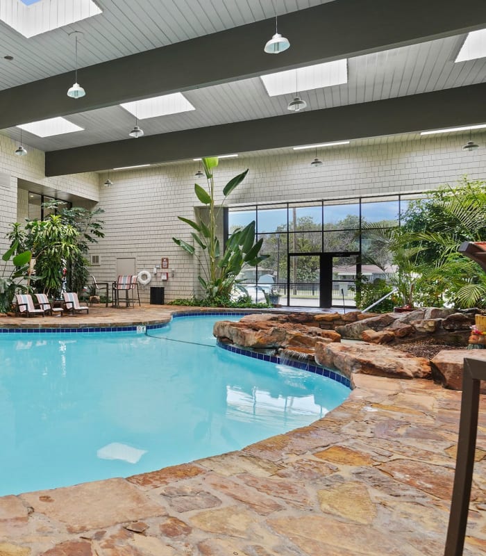 Indoor Pool of Silver Springs Apartments in Wichita, Kansas