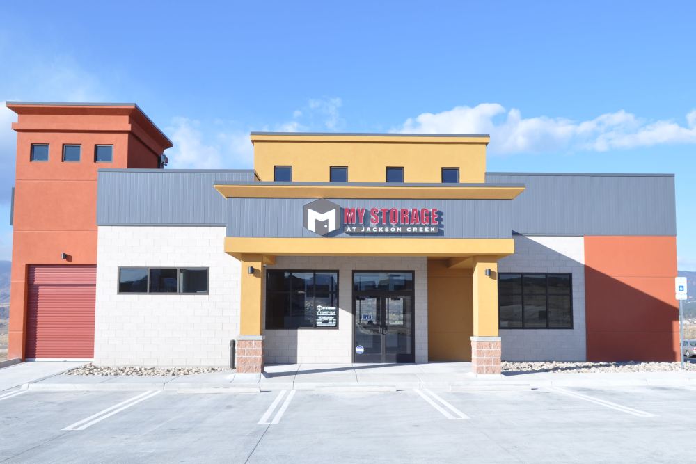 Exterior view of location facility at My Storage at Jackson Creek in Monument, Colorado.