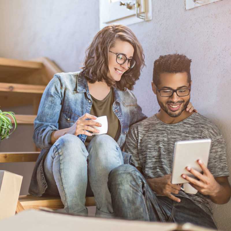 Future residents fill out a contact form Rockwood Park, North Chesterfield, Virginia