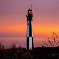 a lighthouse near Royal Pointe in Virginia Beach, Virginia