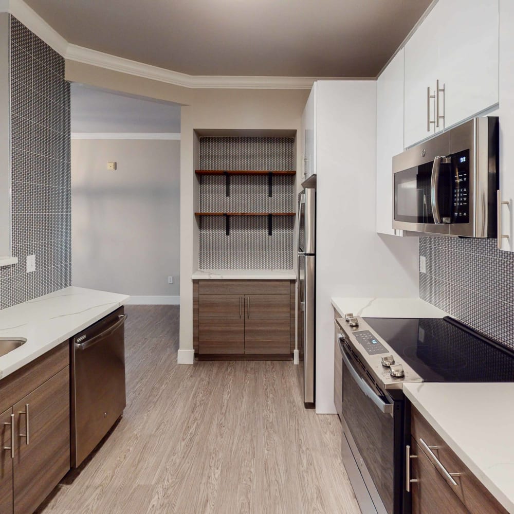 Kitchen at Town Center Apartments in Lafayette, California