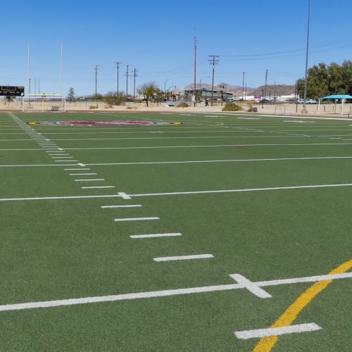 football field near Copper Canyon in Twentynine Palms, California