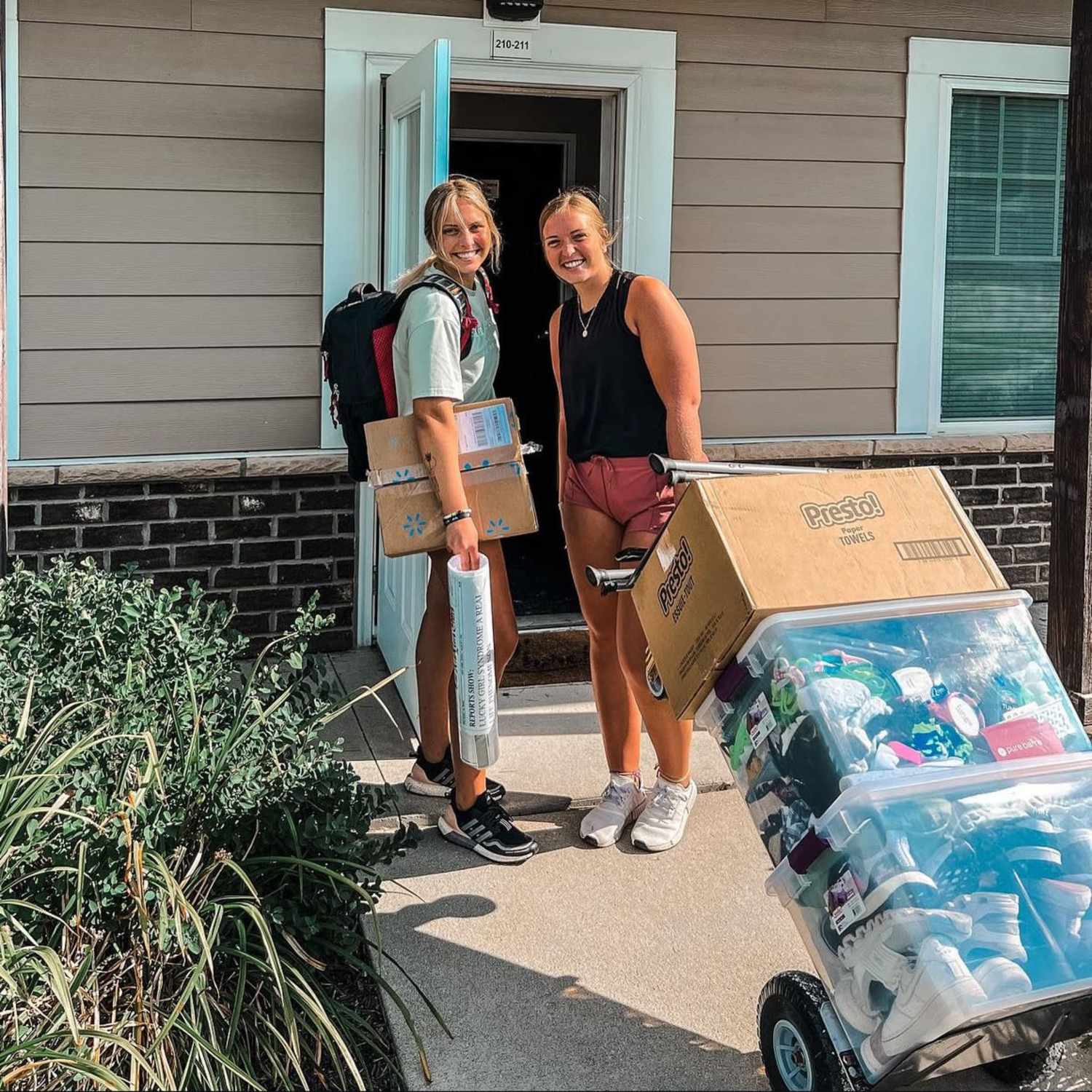 Residents moving in at The Quarters at Ames in Ames, Iowa