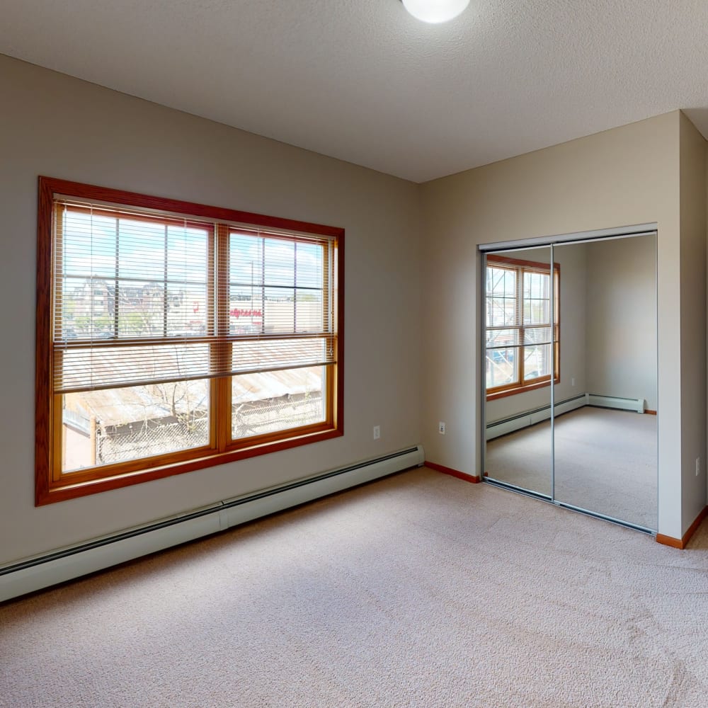 Bedroom at  Oaks Hiawatha Station in Minneapolis, Minnesota