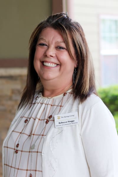 Rebecca Staggs, Administrator and Director of Community Relations at The Springs at Sunnyview in Salem, Oregon