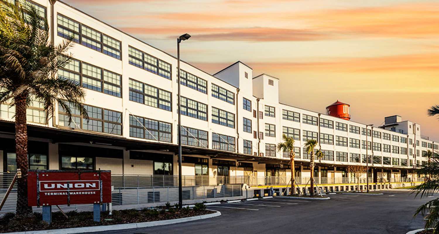 Exterior shot of Workhouse at Union Terminal in Jacksonville, Florida