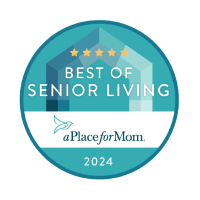 Best of Senior Living Award Icon given by A Place for Mom