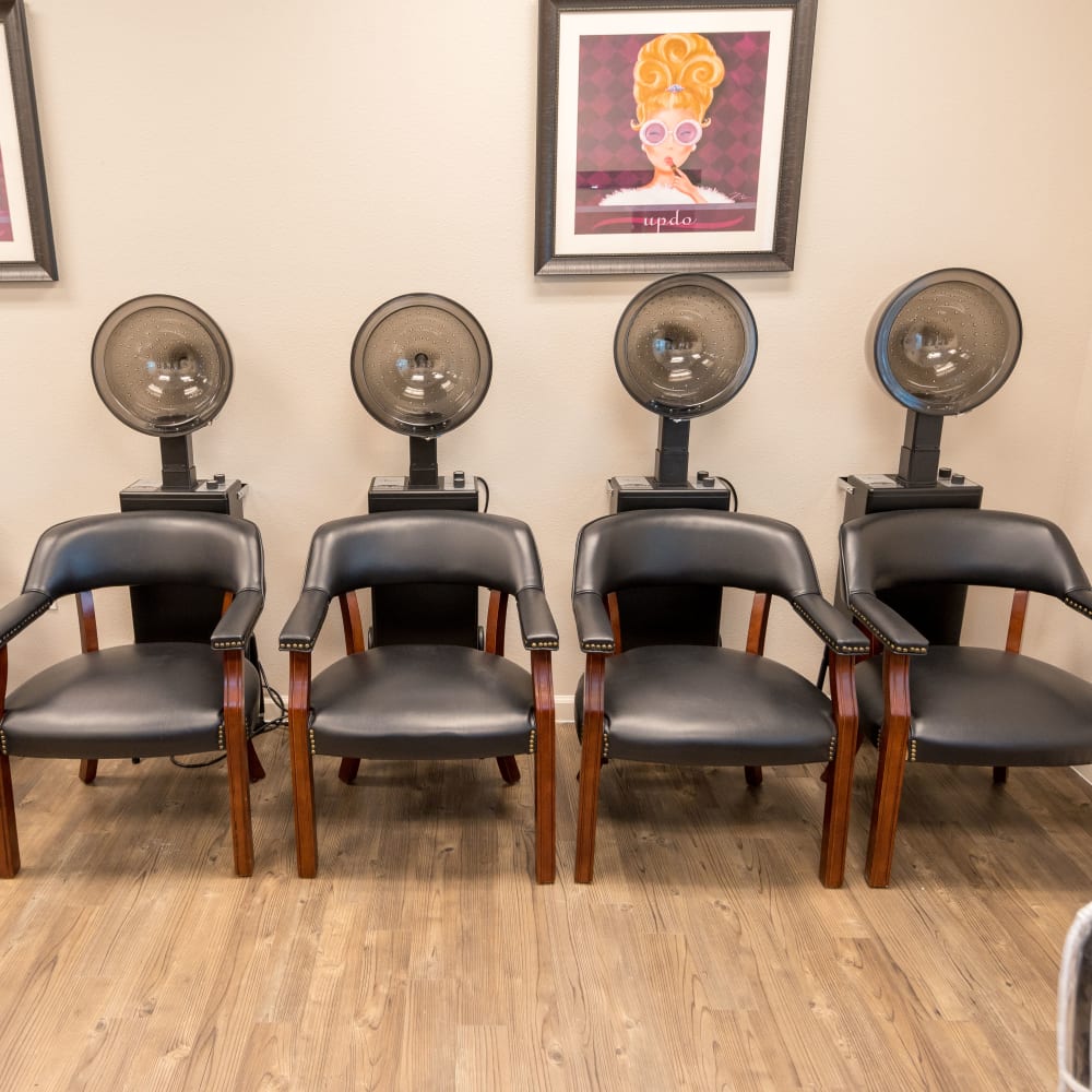 Onsite salon services at Inspired Living in Rockledge, Florida.