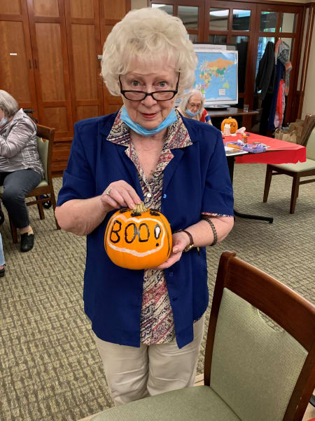 University residents broke out the paint to decorate some amazing pumpkins!