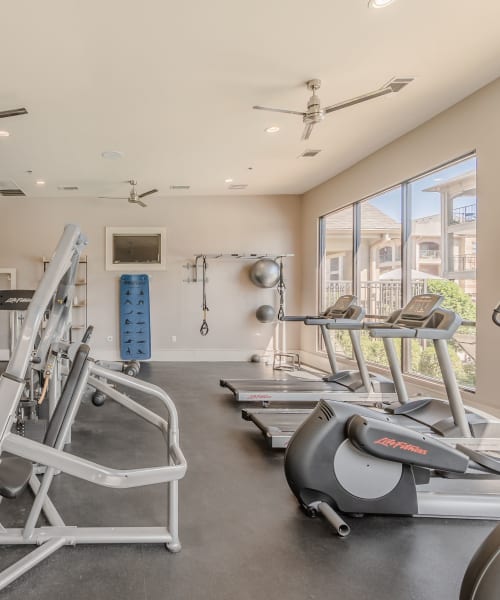 Fitness center at Sorrel Phillips Creek Ranch in Frisco, Texas