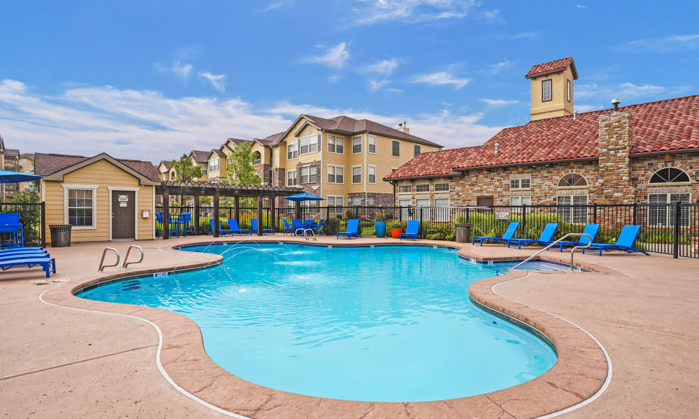 Pool at Portofino Apartments in Wichita, Kansas