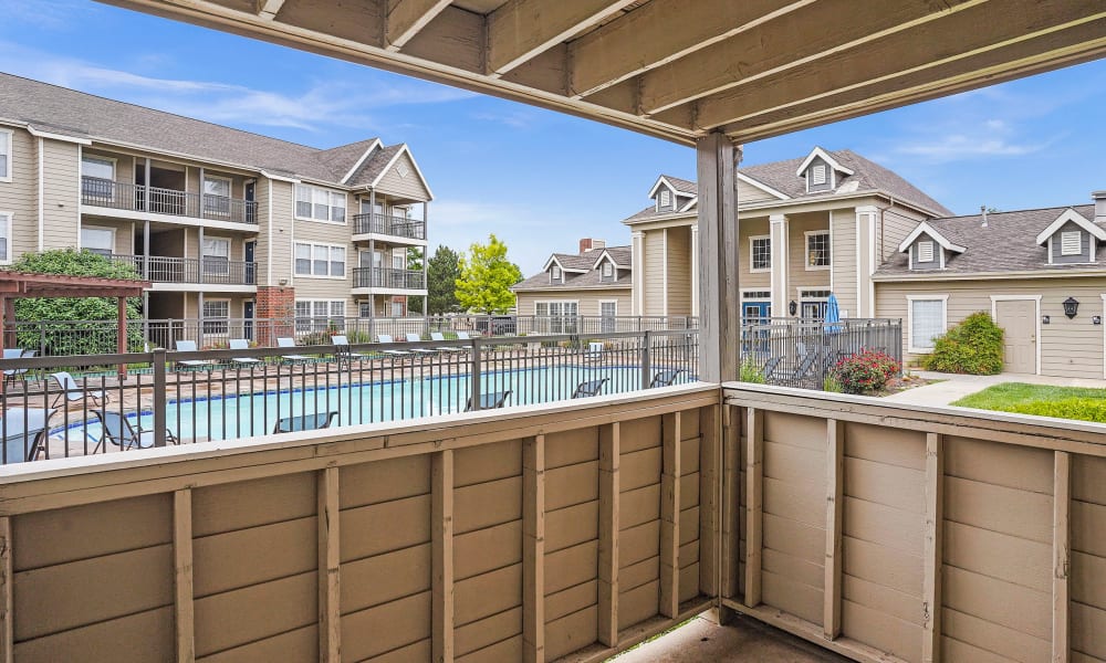  Patio at Winchester Apartments in Amarillo, Texas