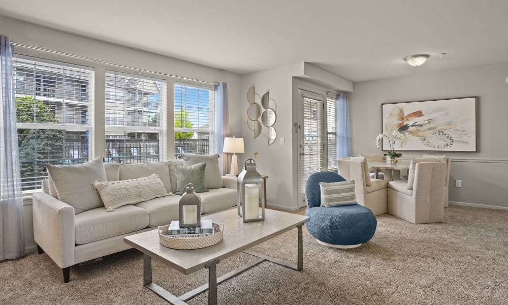 Living room at Winchester Apartments in Amarillo, Texas