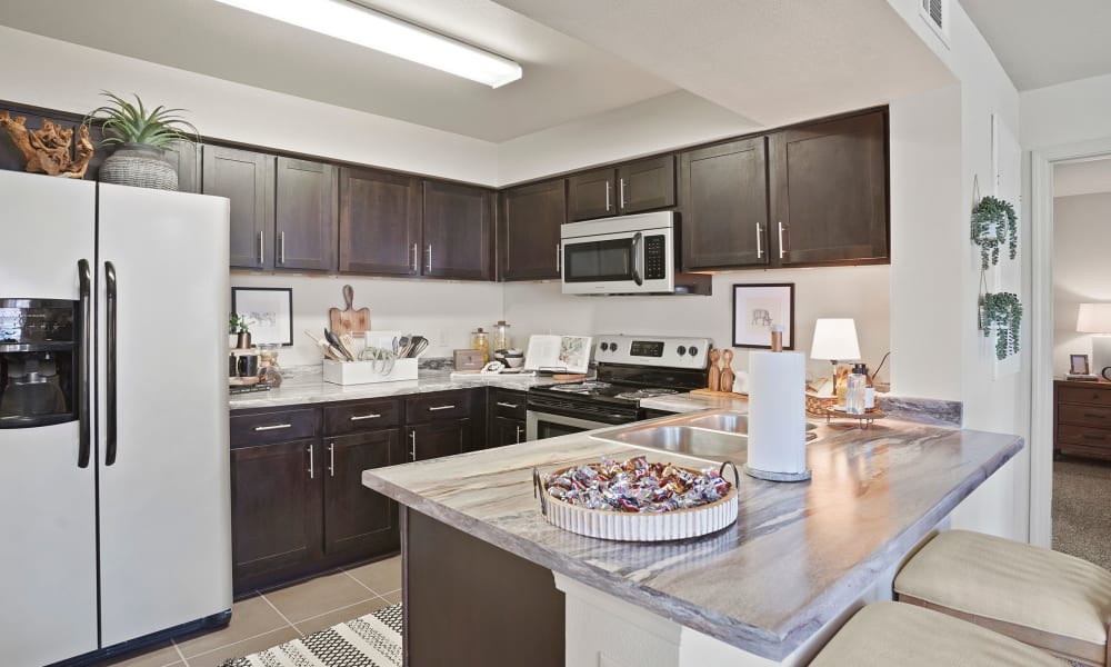 Kitchen at Park at Coulter in Amarillo, Texas