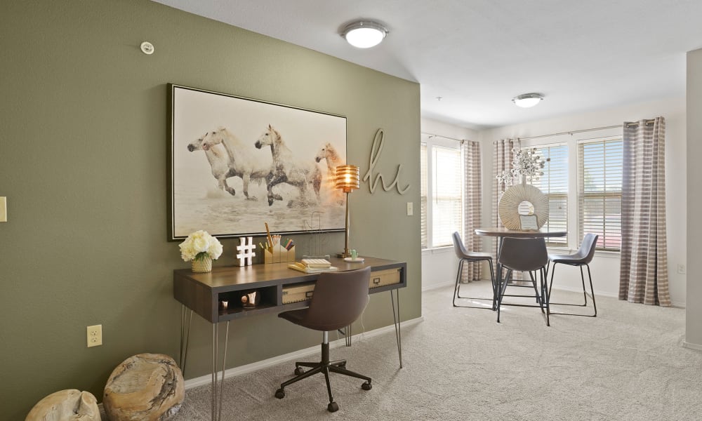 Dining room at Watercress Apartments in Maize, Kansas