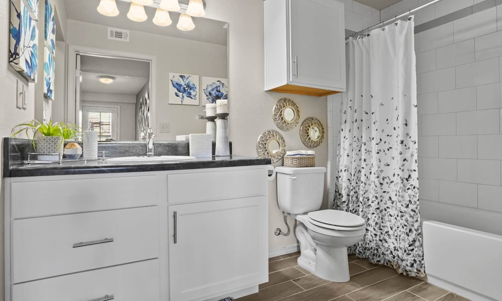 Bathroom at Watercress Apartments in Maize, Kansas