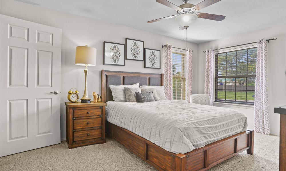 Bedroom  at Portofino Apartments in Wichita, Kansas