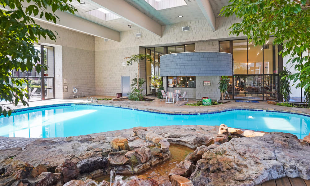 Pool at Sunchase Apartments in Tulsa, Oklahoma