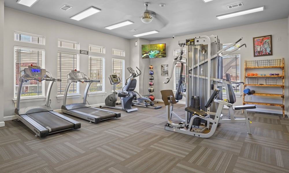 Fitness Center at The Park on Westpointe in Yukon, Oklahoma