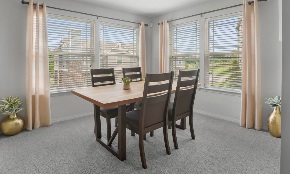 Dining room at Scissortail Crossing Apartments in Broken Arrow, Oklahoma