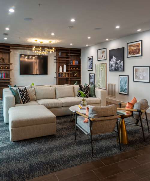 Clubhouse lounge at Whitmore in Houston, Texas