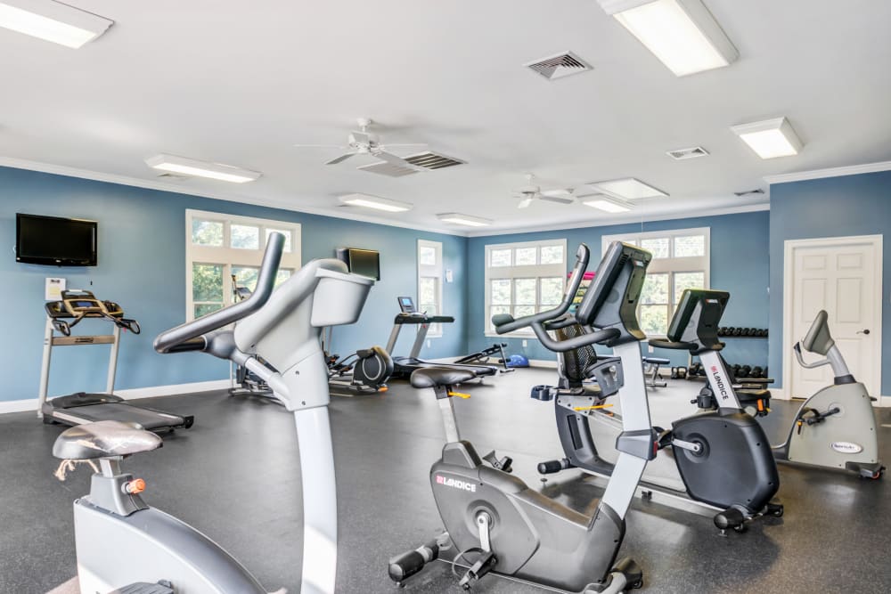 exercise room at Westgate Village Apartments in Malvern, Pennsylvania