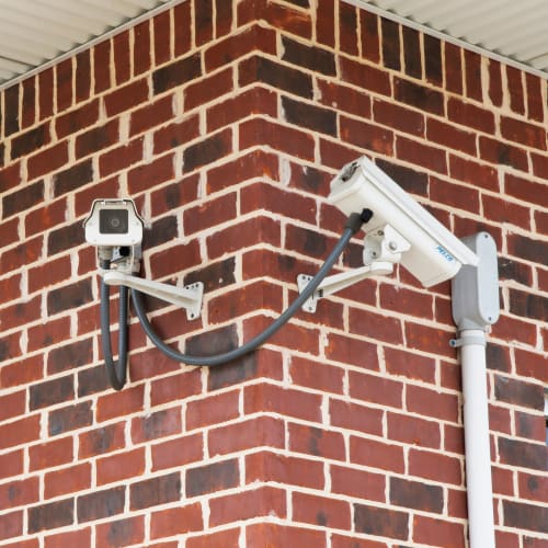 24-hour surveillance cameras at Red Dot Storage in Wichita, Kansas