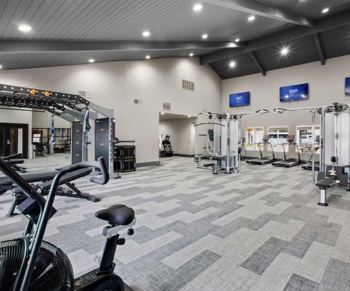 Well-equipped fitness center at Cyprus in Phoenix, Arizona