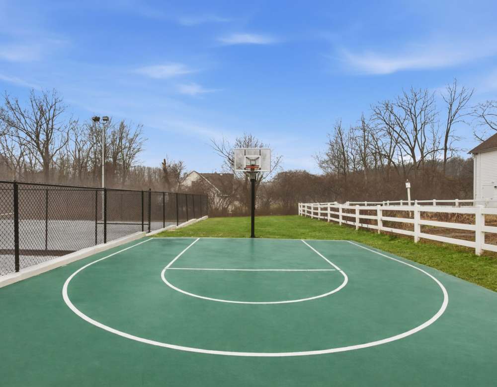 Basketball court at The Woods at Ambler, an Eagle Rock Community in Ambler. PA