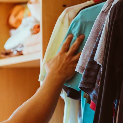 Closet at The Waterfront on Hatchett Creek in Venice, Florida