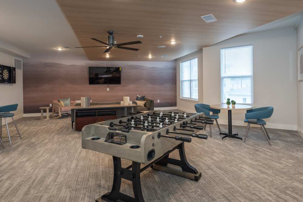 Expansive fitness center at Attain at Chic’s Beach, Virginia Beach, Virginia