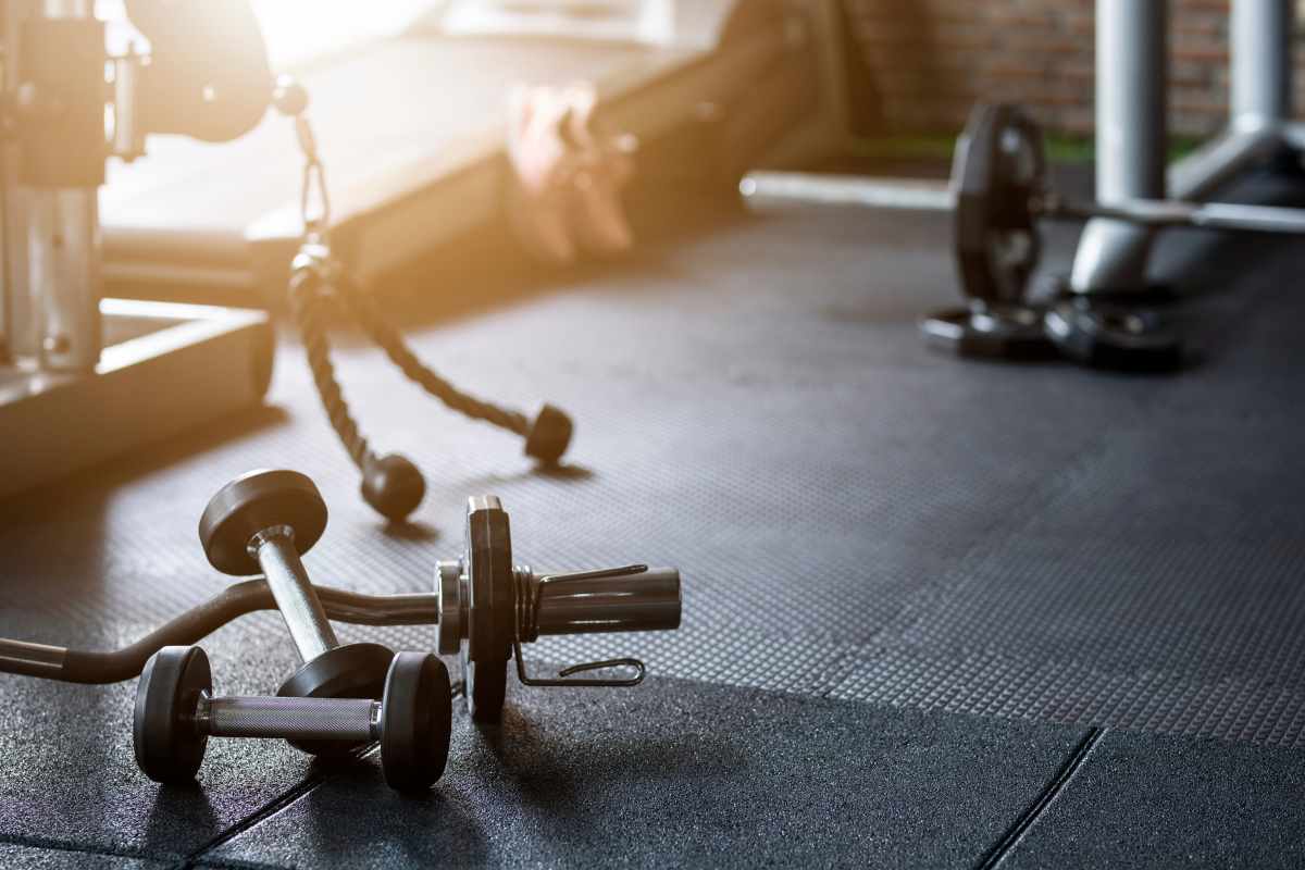 Fitness center at The Reserves at Eagle Point in Aurora, Colorado